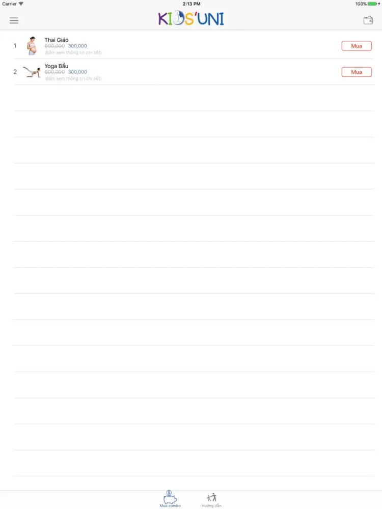 KidsUni iPad 应用截图