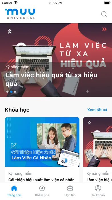 Capturas de tela do MVV Uni