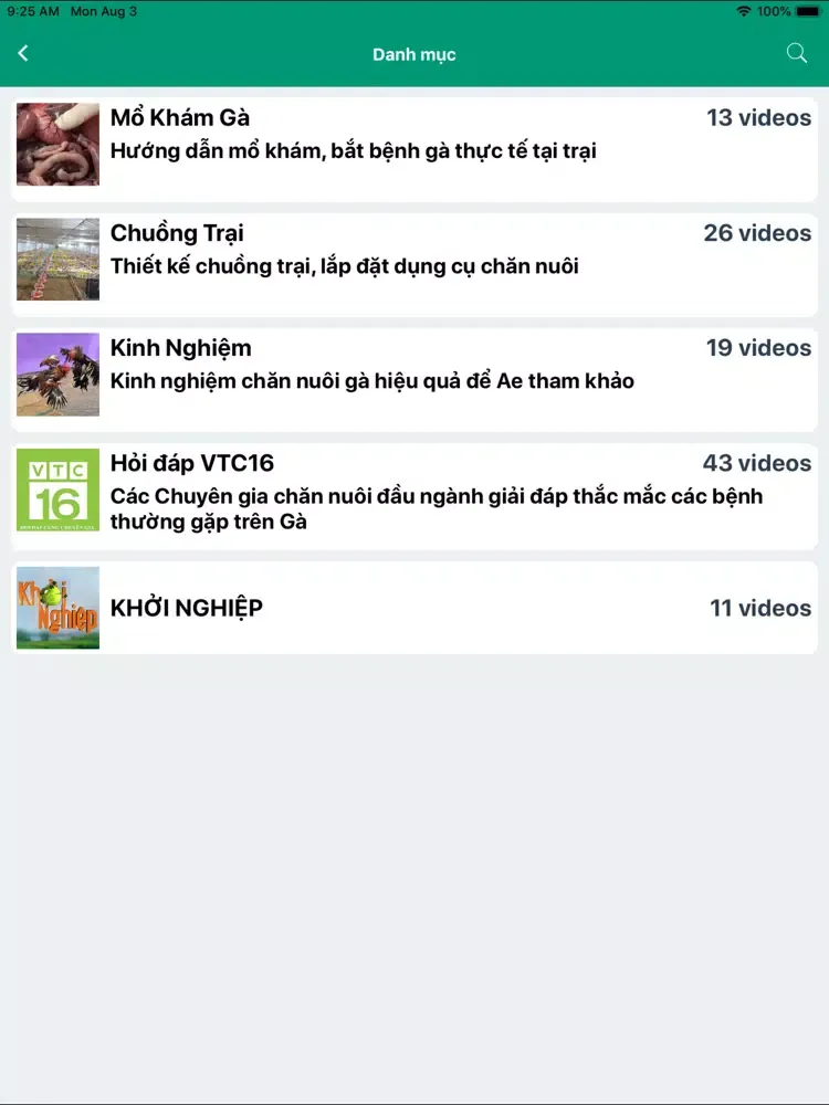 Zrzuty ekranu Nuoi Ga iPad 