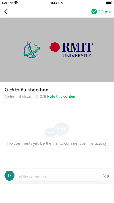 DOST Training スクリーンショット