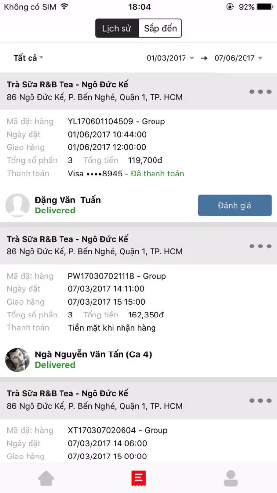 R&B Tea VN Ekran Görüntüleri