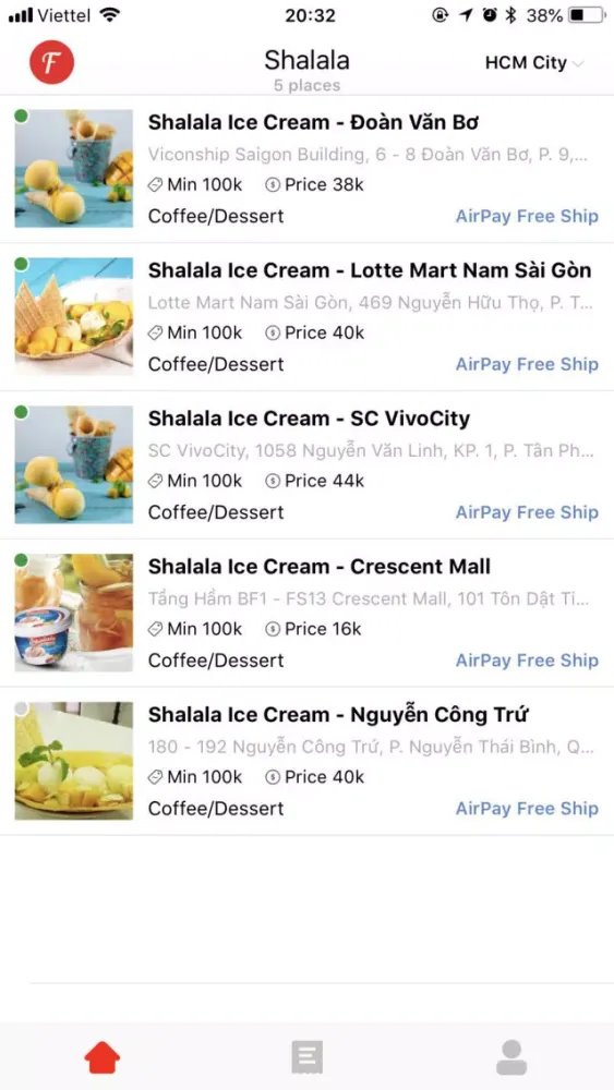 Zrzuty ekranu Shalala Ice Cream