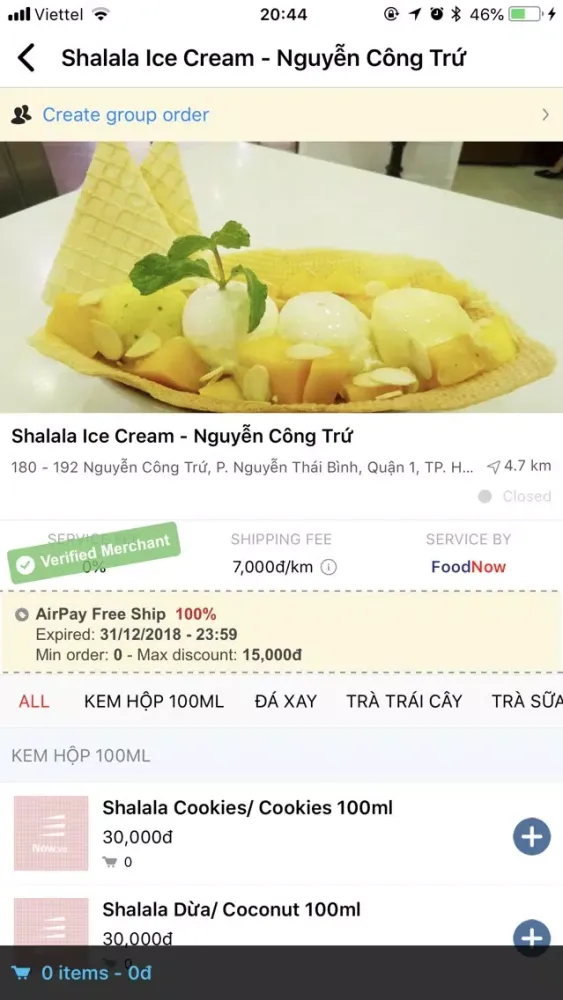Zrzuty ekranu Shalala Ice Cream