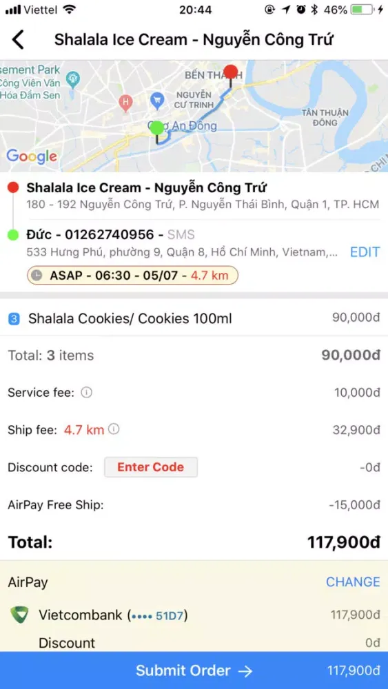 Zrzuty ekranu Shalala Ice Cream