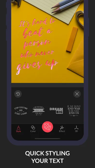 Скриншоты Text2Pic: Poster & Quote Maker