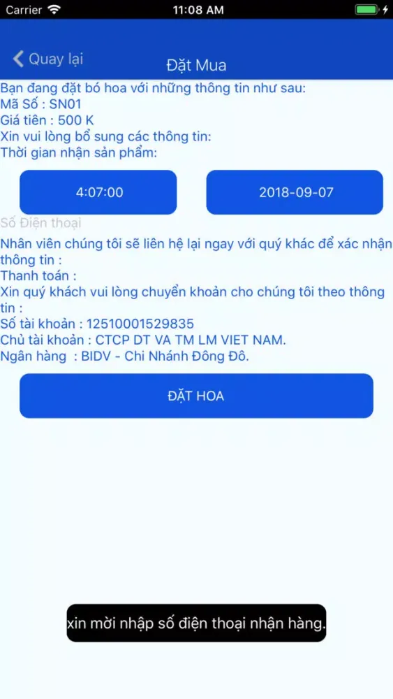 Chợ Hoa سکرین شاٹس
