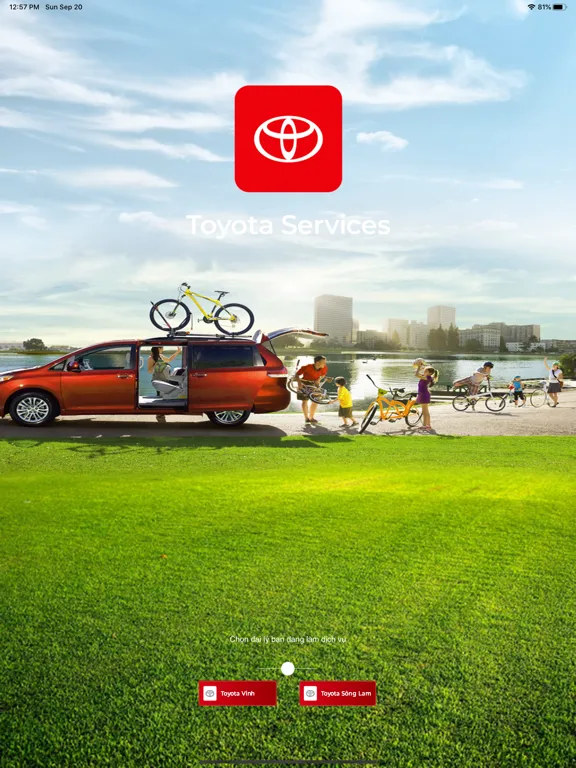 Captures d'écran de Toyota Services Nghệ An iPad 