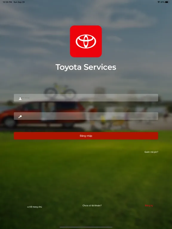 Captures d'écran de Toyota Services Nghệ An iPad 