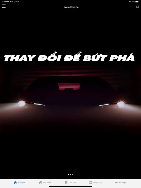 Captures d'écran de Toyota Services Nghệ An iPad 