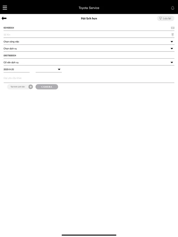 Captures d'écran de Toyota Services Nghệ An iPad 