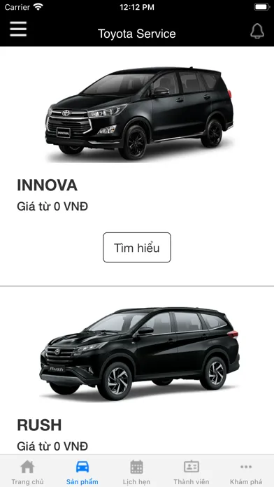 Captures d'écran de Toyota Services Nghệ An