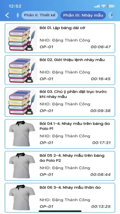 MyGarment- Ứng dụng ngành May Ekran Görüntüleri