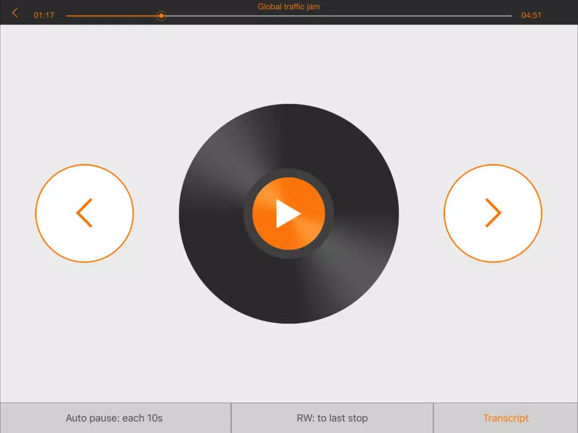 Tangkapan layar ELP Player Pro iPad 