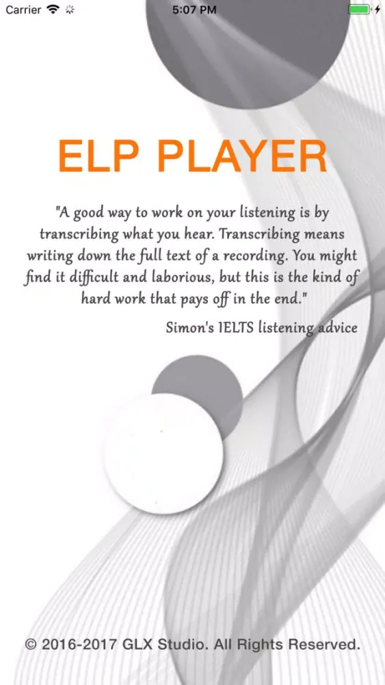 Tangkapan layar ELP Player Pro