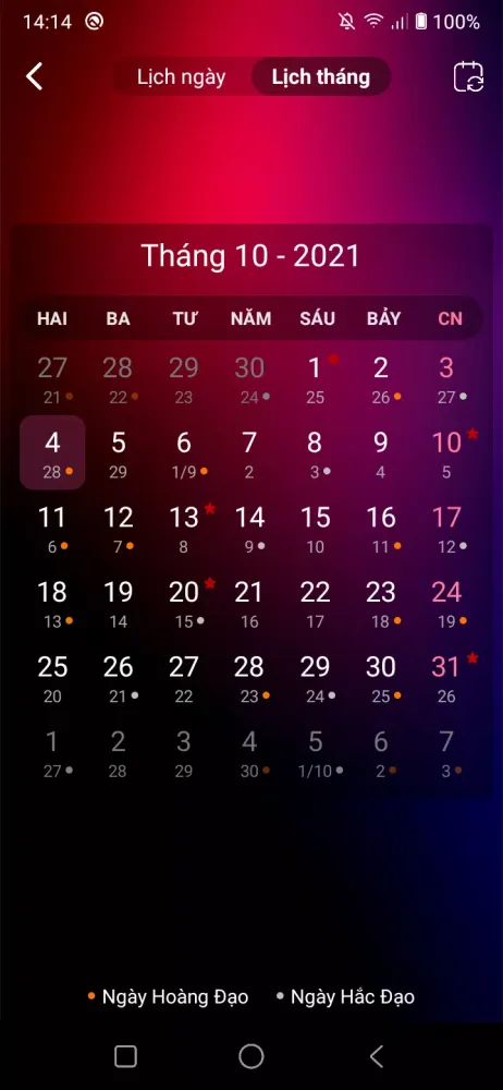 Capturas de pantalla de Lịch Vạn Niên 2023
