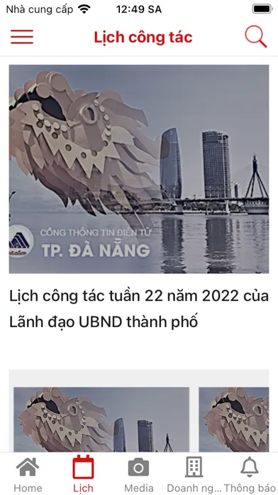 Capturas de tela do CTTDT Danang