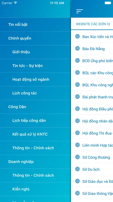 Ảnh chụp màn hình của DanangPortal