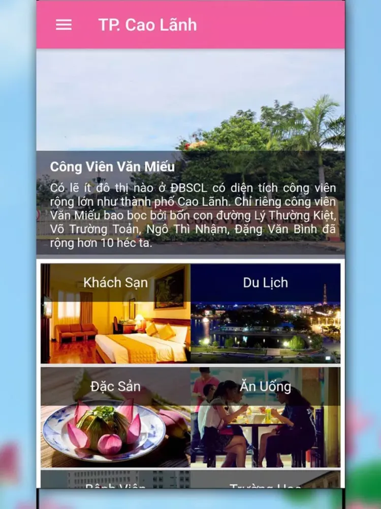 Du Lịch Cao Lãnh iPad  Screenshots