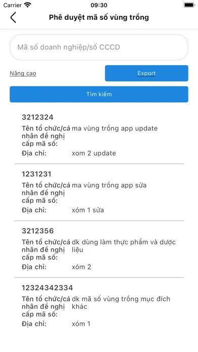 CSDL nông nghiệp tỉnh Hòa Bình স্ক্রিনশট