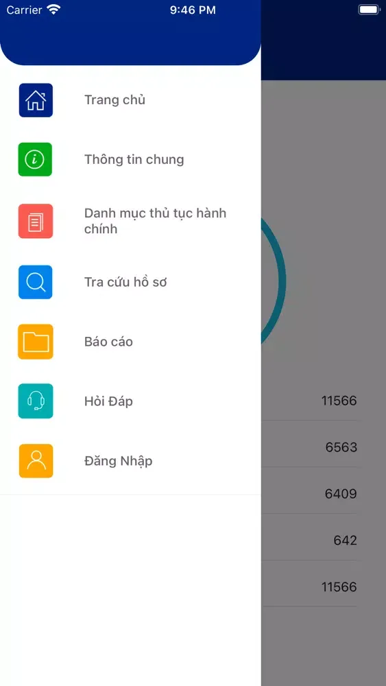 Capturas de tela do Dịch Vụ Công - Bộ Y Tế