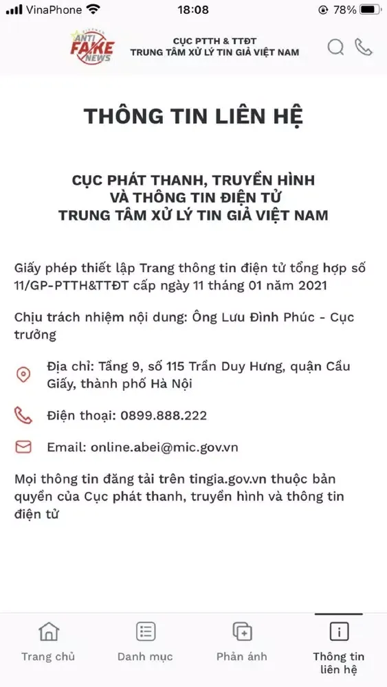 Chống tin giả应用截图