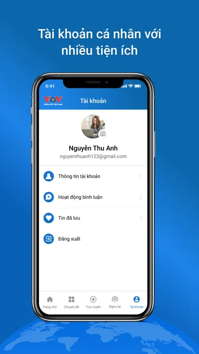 Ảnh chụp màn hình của VOV - Tiếng nói Việt Nam