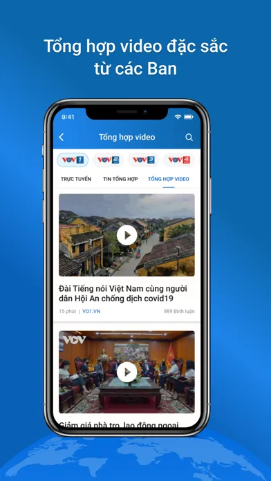 Ảnh chụp màn hình của VOV - Tiếng nói Việt Nam