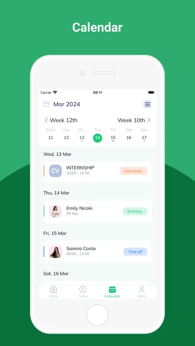 Скриншоты Tanca - Time tracking, Payroll