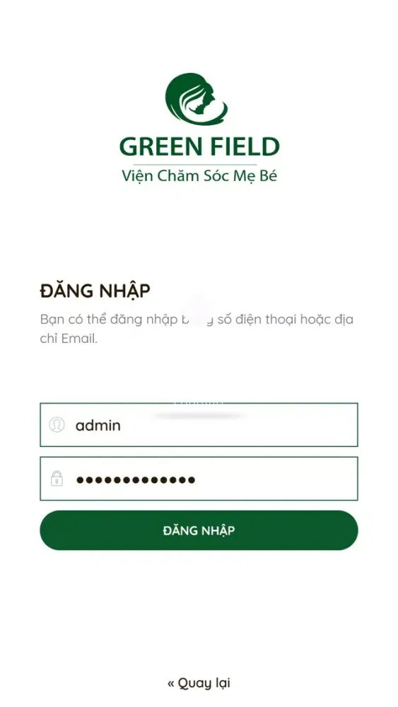 Tangkapan layar GreenFieldSpa