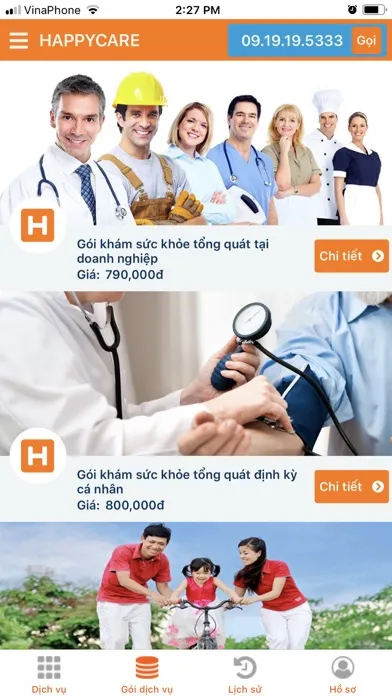Zrzuty ekranu HappyCare