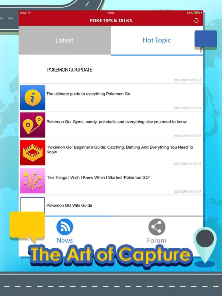 Captures d'écran de Tips & Talks for Pokemon Go iPad 