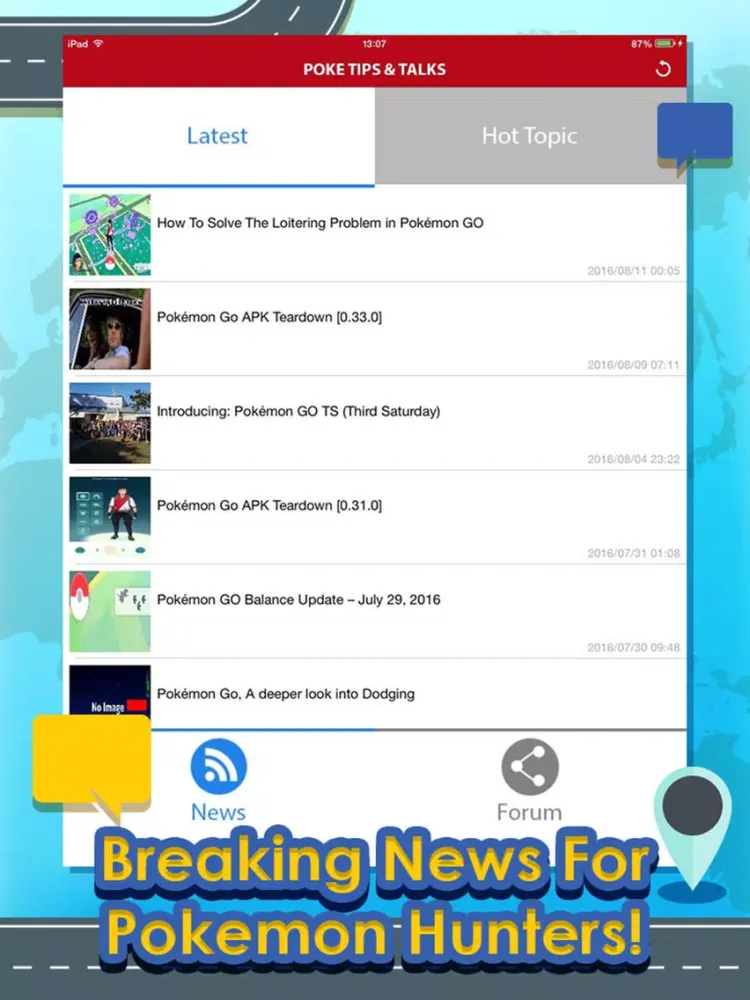 Captures d'écran de Tips & Talks for Pokemon Go iPad 