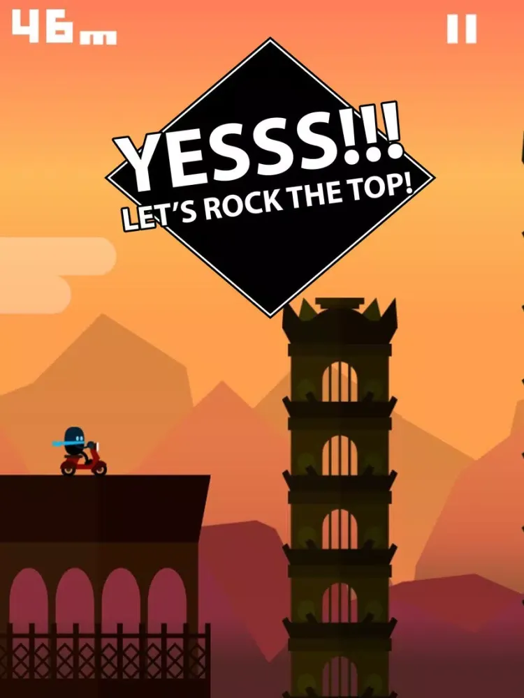 Скриншоты Rooftop Rider - Awesome Biking iPad 