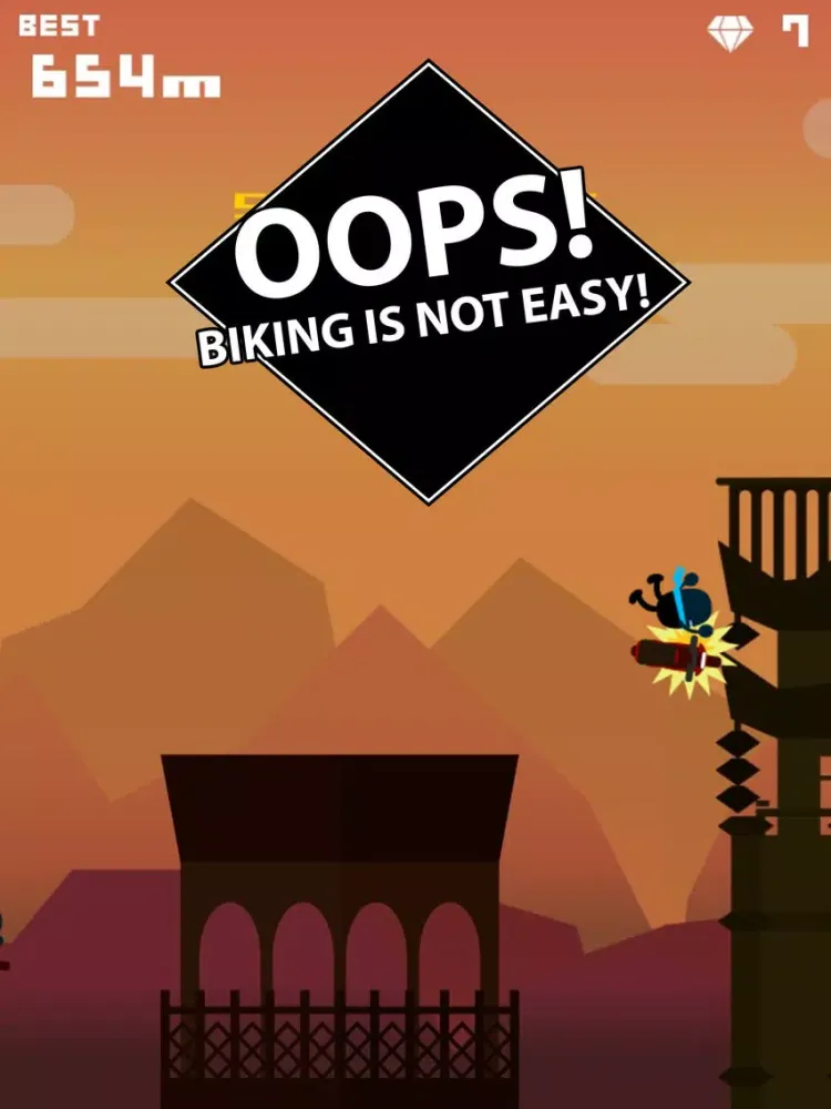Скриншоты Rooftop Rider - Awesome Biking iPad 
