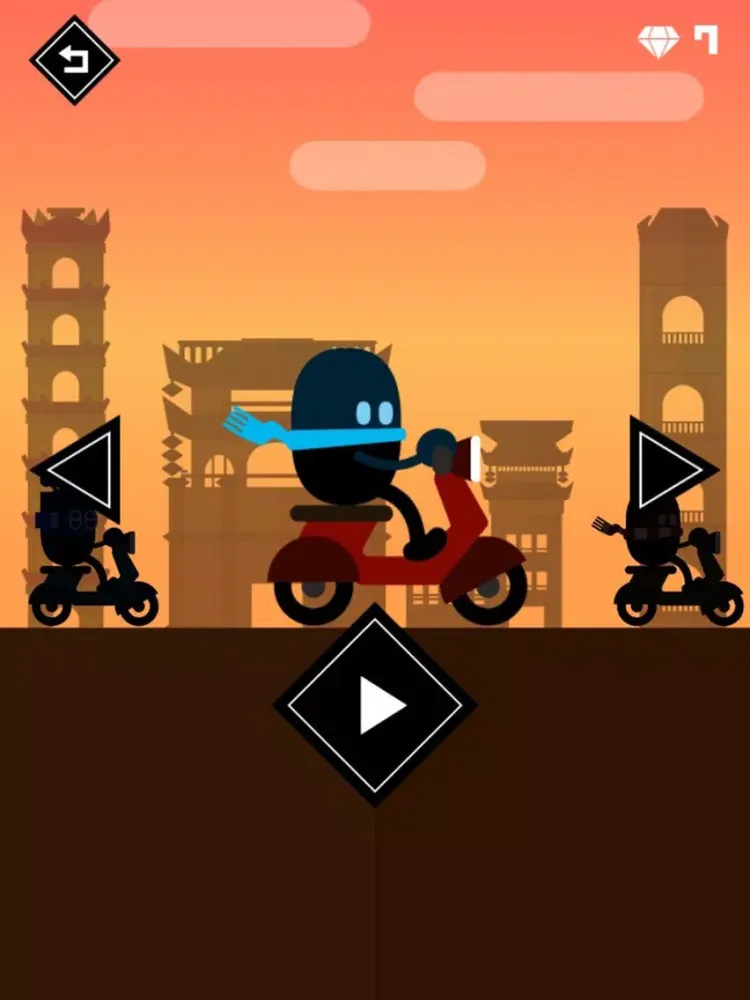 Скриншоты Rooftop Rider - Awesome Biking iPad 