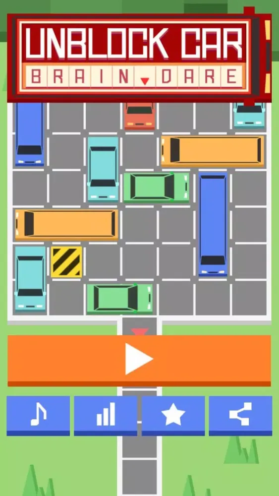 Captures d'écran de Unblock Car - Brain Dare