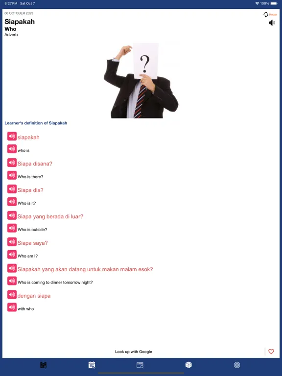 Malaysian Word of the Day iPad 應用截圖