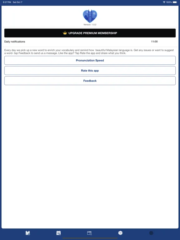 Malaysian Word of the Day iPad 應用截圖