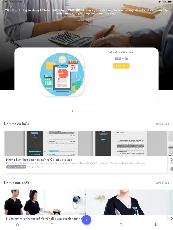 Tìm việc làm và tuyển dụng 365 iPad स्क्रीनशॉट