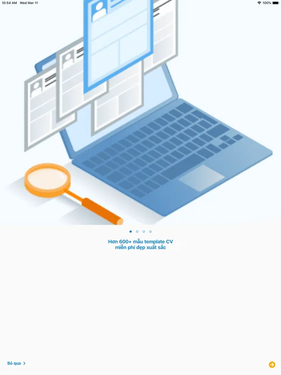 CV365 - Tạo CV online đẹp iPad 应用截图