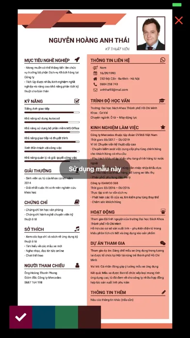 CV365 - Tạo CV online đẹp应用截图