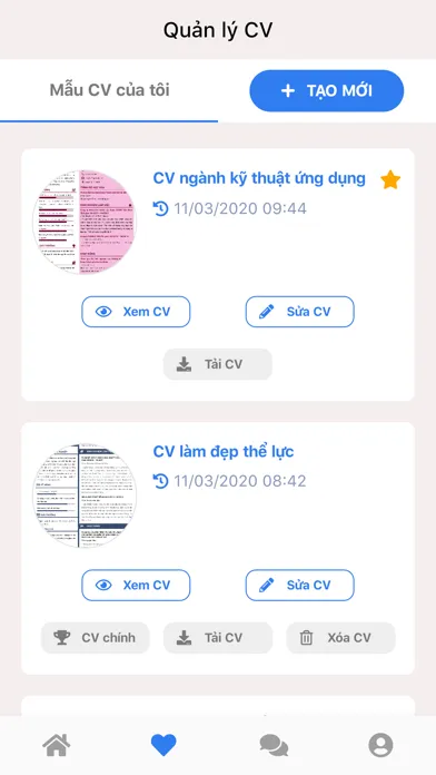 CV365 - Tạo CV online đẹp应用截图
