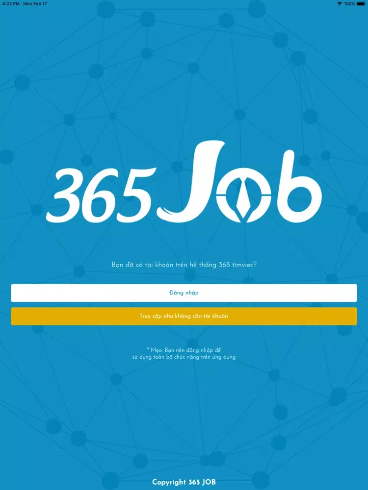 365 Job - Tìm việc làm online iPad  스크린샷