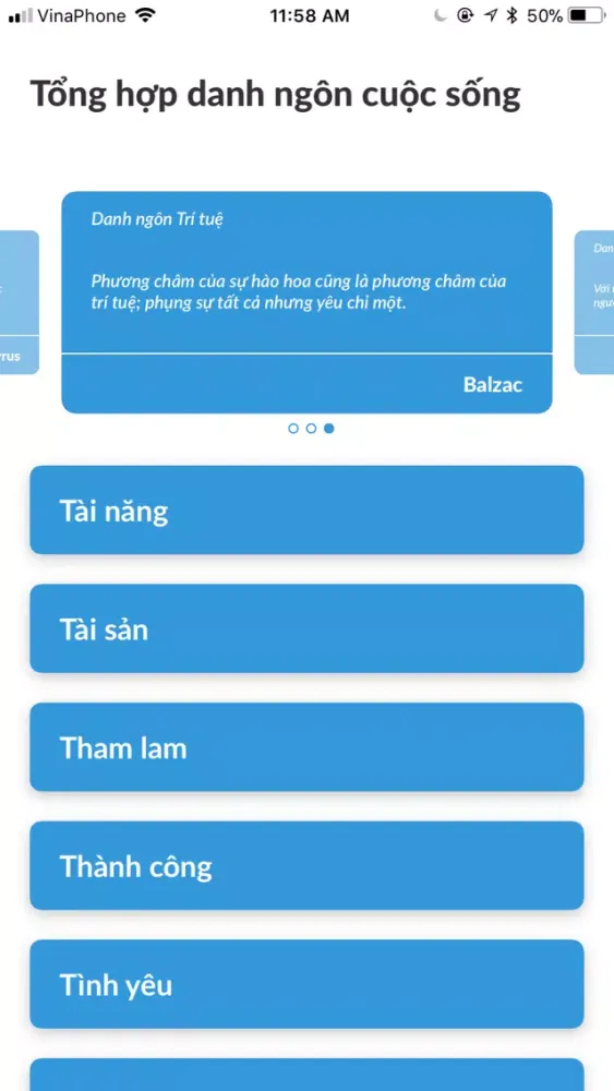 Tuyển tập Danh Ngôn 스크린샷