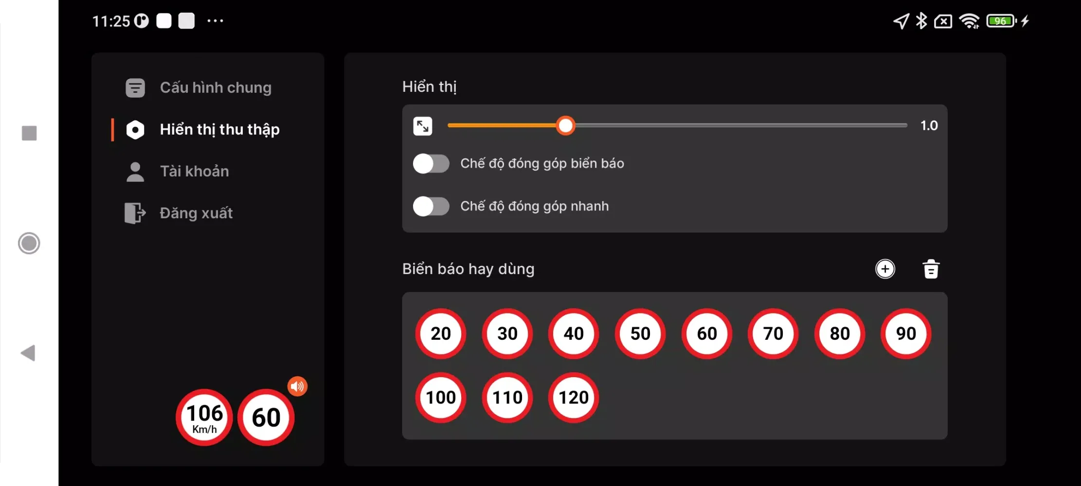 Screenshot di GSpeed