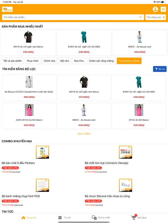 Zrzuty ekranu 49P Dental Market iPad 