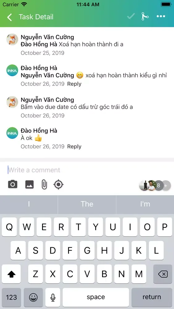 Скриншоты INKA CRM