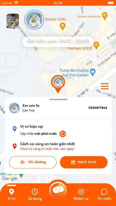 Скриншоты GoKids Parent iTel