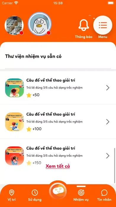 Скриншоты GoKids Parent iTel