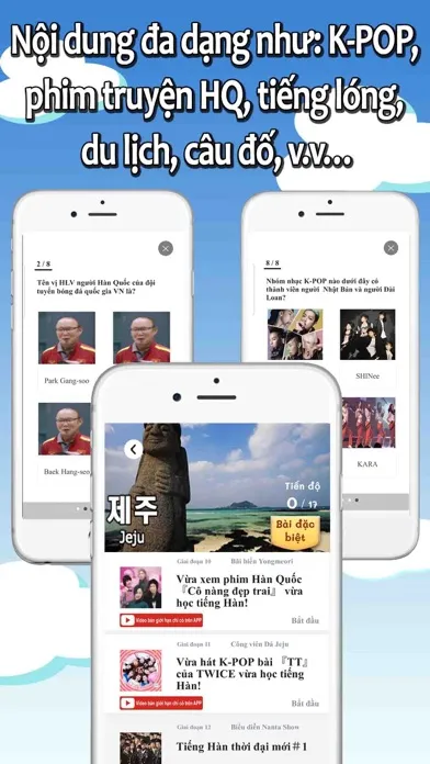 ภาพหน้าจอของ Từ vựng và ngữ pháp tiếng Hàn
